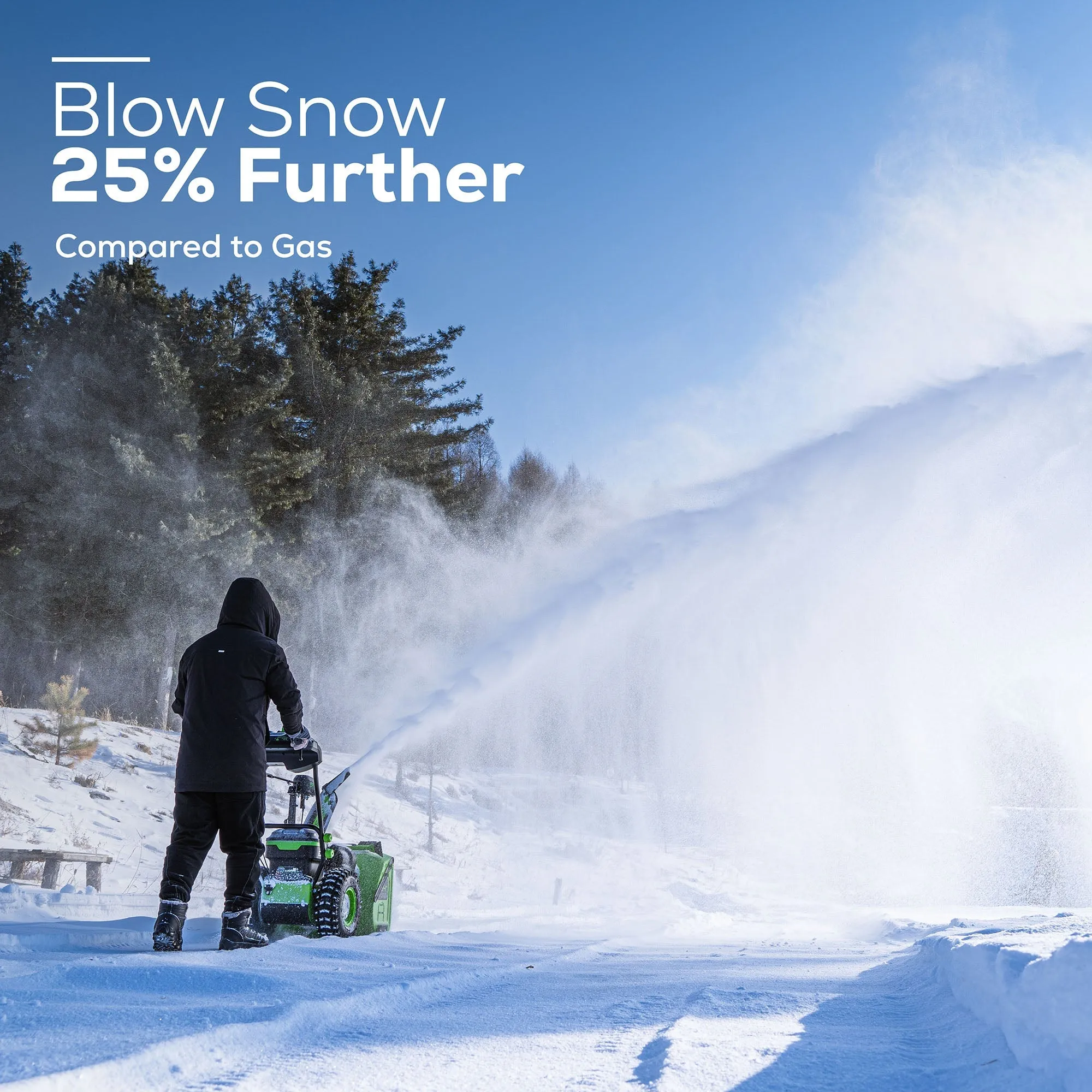 60V Two-Stage Snow Blower   Snow Shovel Combo Kit w/ (2) 8.0 Ah Batteries & Dual-Port Charger