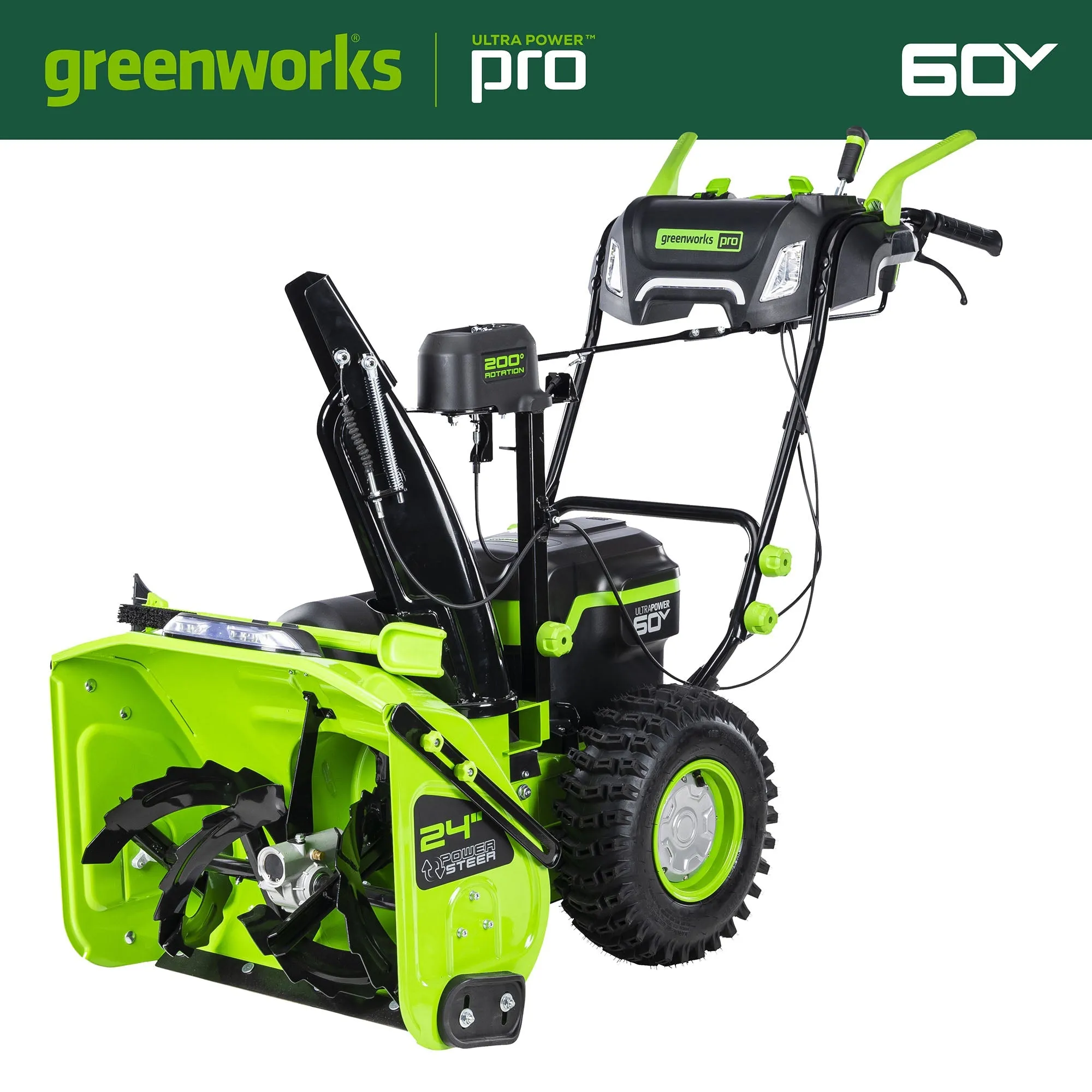 60V Two-Stage Snow Blower   Snow Shovel Combo Kit w/ (2) 8.0 Ah Batteries & Dual-Port Charger
