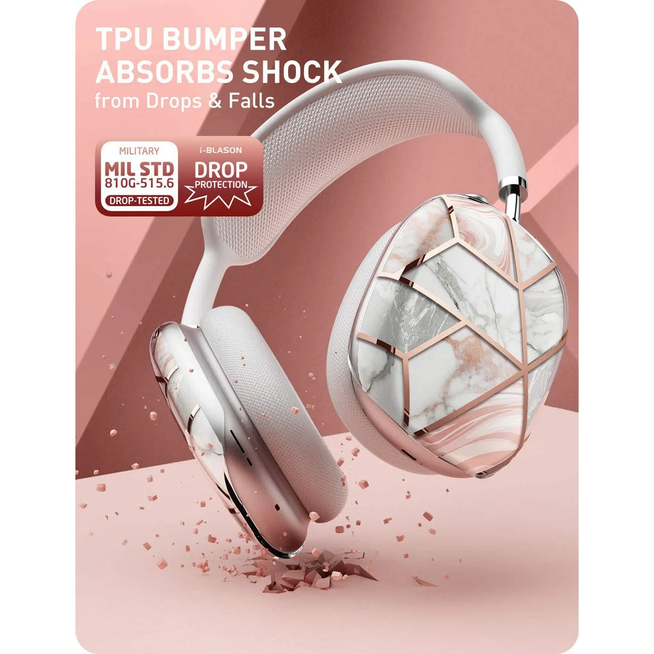 AirPods Max Cosmo Case - Marble Pink