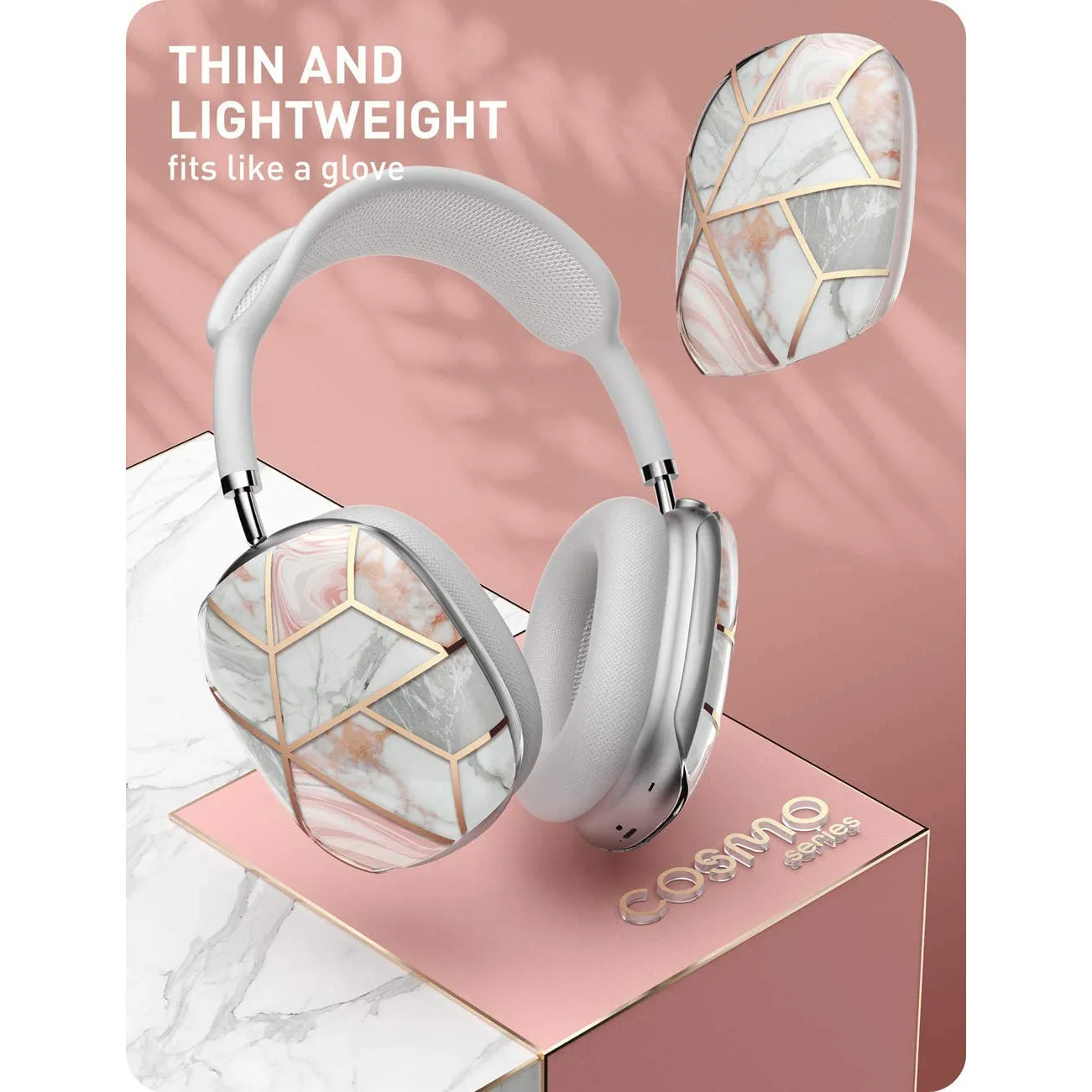 AirPods Max Cosmo Case - Marble Pink