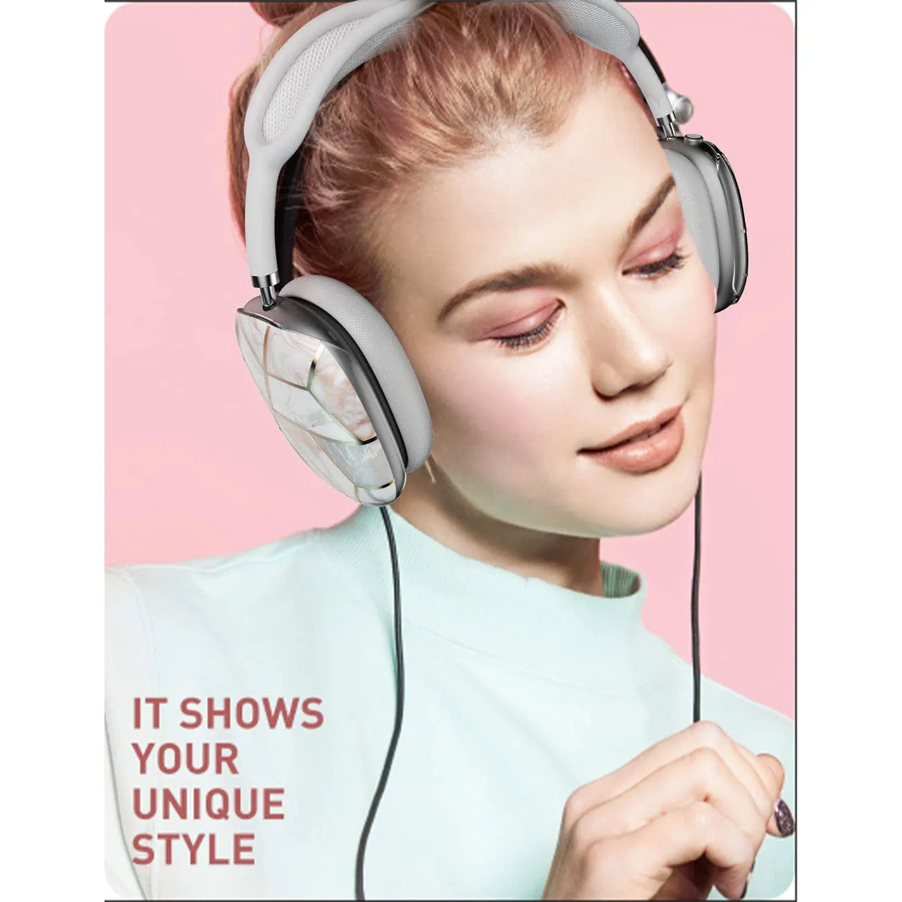 AirPods Max Cosmo Case - Marble Pink