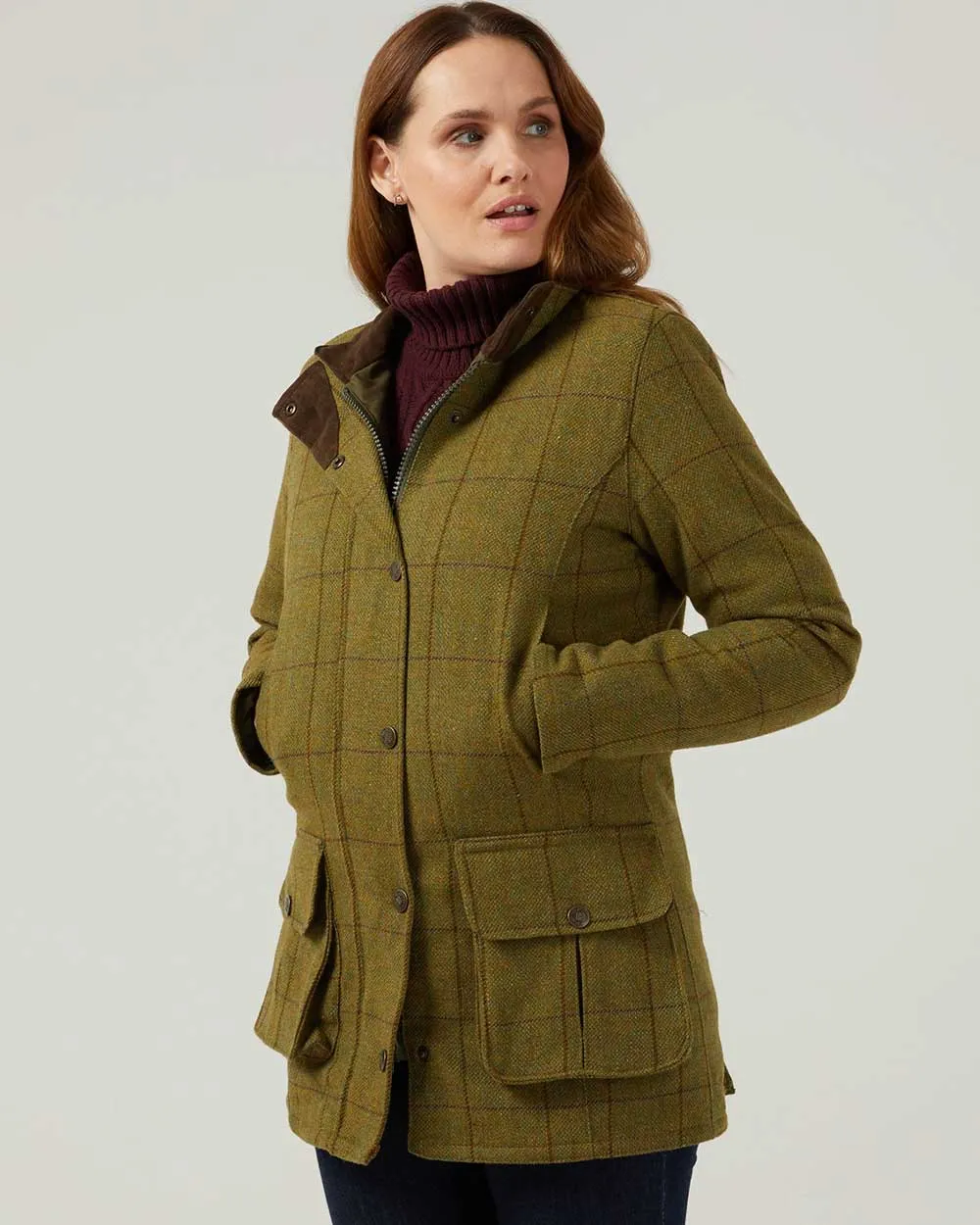 Alan Paine Rutland Ladies Waterproof Tweed Jacket
