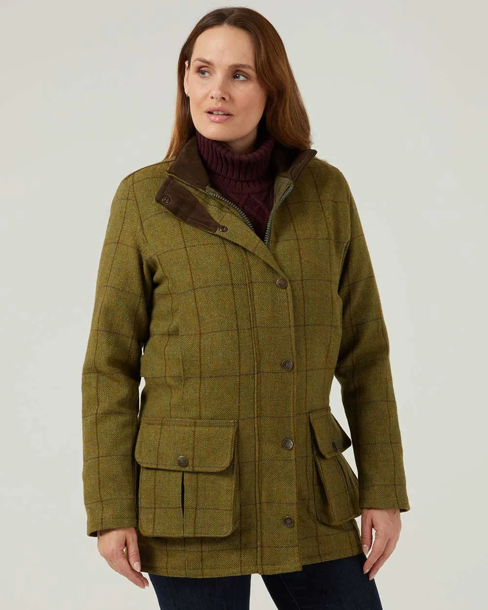 Alan Paine Rutland Ladies Waterproof Tweed Jacket