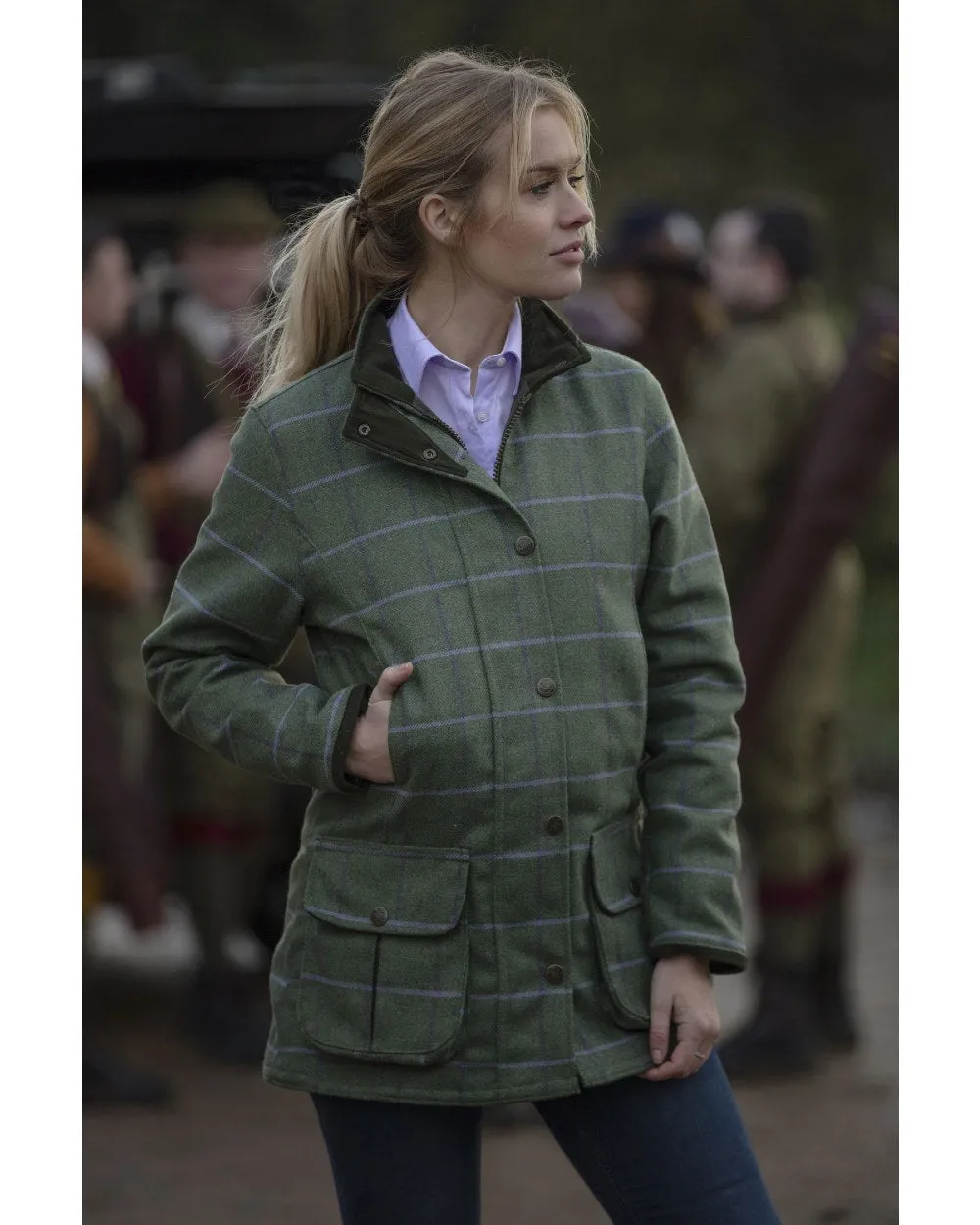 Alan Paine Rutland Ladies Waterproof Tweed Jacket