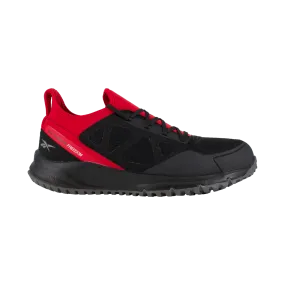 All Terrain Steel-Toe Athletic Work Shoe Black/Red