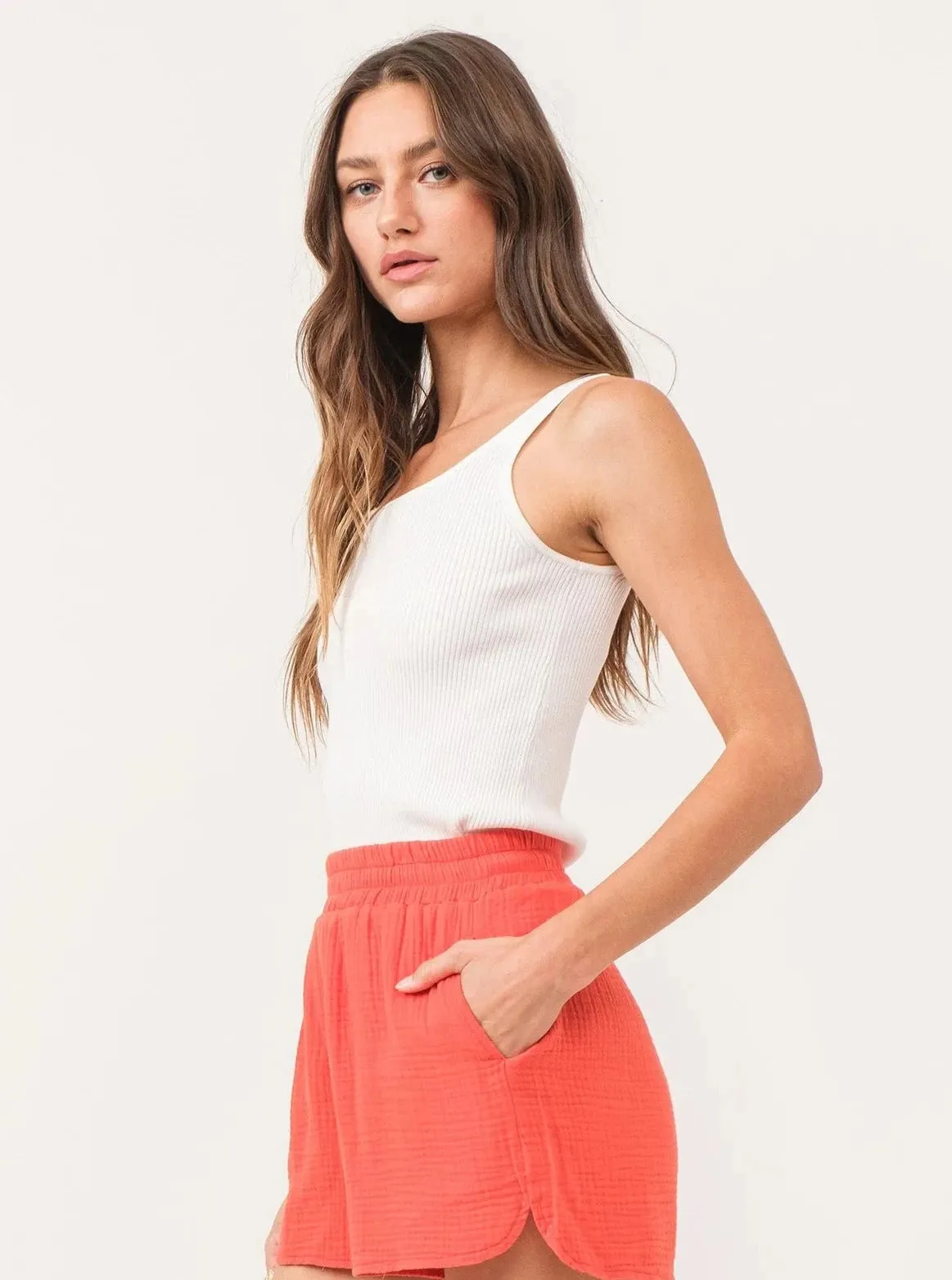 Another Love Sawyer Sleeveless Rib Tank