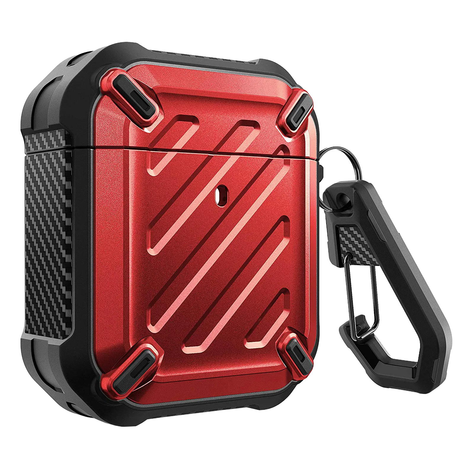 Apple AirPods 1 & 2 Unicorn Beetle Pro Rugged Case-Metallic Red
