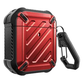 Apple AirPods 1 & 2 Unicorn Beetle Pro Rugged Case-Metallic Red
