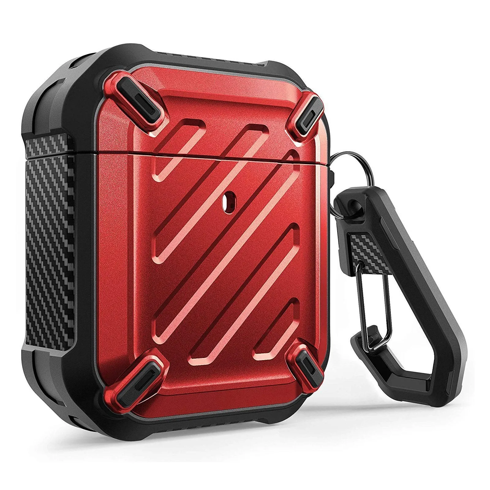 Apple AirPods 1 & 2 Unicorn Beetle Pro Rugged Case-Metallic Red