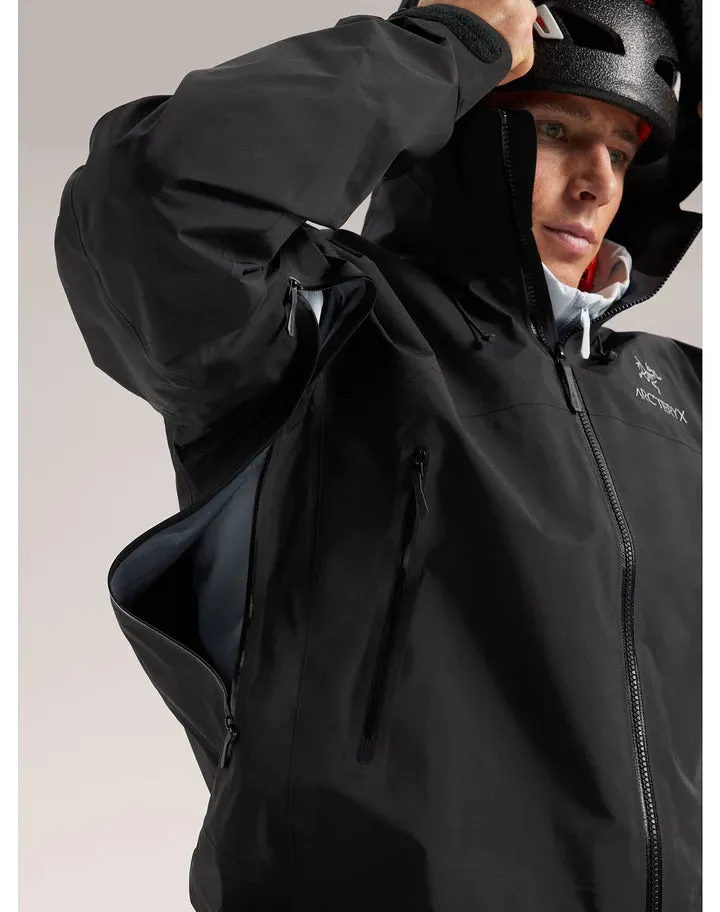 ArcTeryx Beta AR Mens Hooded Jacket - Black