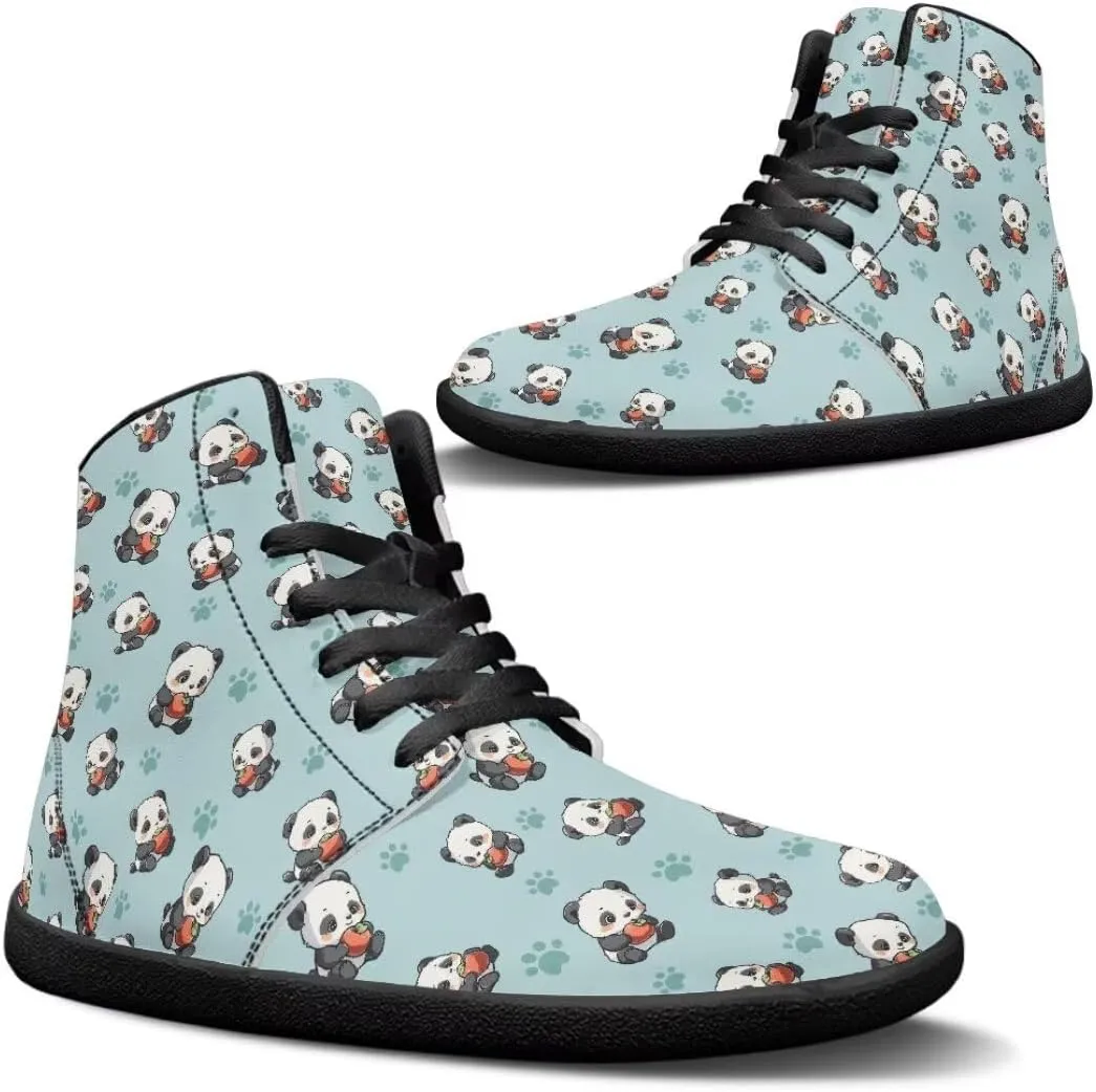 Barefoot Shoes Men Zero Drop Shoes Men Toe Shoes Anti Slip High-Top Zero Drop Sole Hiking Sneakers