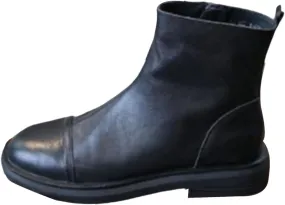 Boots for Women Seniors' Winter Boots Womens Chunky Heel Round Toe Snow Boots Shoes Mid Calf Boots