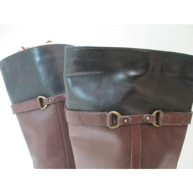 Brown Pia Topeka Equestrian Riding Bootsbooties Size Us