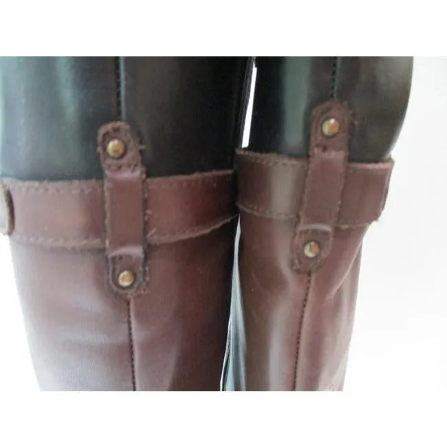 Brown Pia Topeka Equestrian Riding Bootsbooties Size Us
