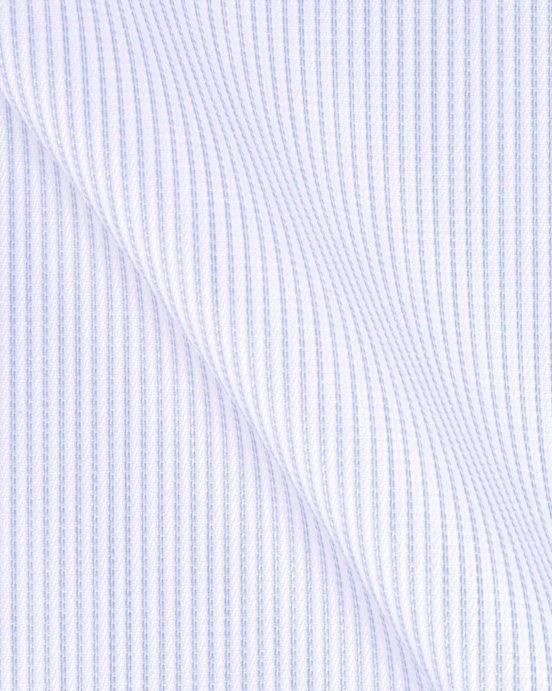 Canclini Argento Blue Stripe Shirt 3080.w330.0021.col