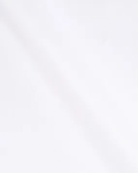 Canclini Dandy 80 Solid White Textured Shirt 3340.w112.0101.bco