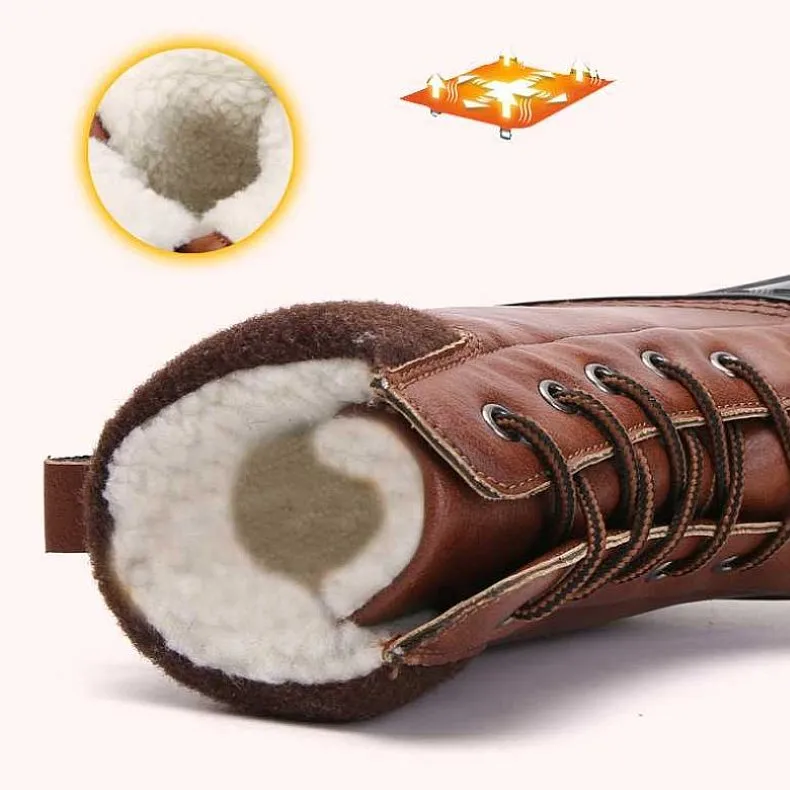 Cuzcare Women Orthopedic Shoes Mid-calf Waterproof Snow Boots