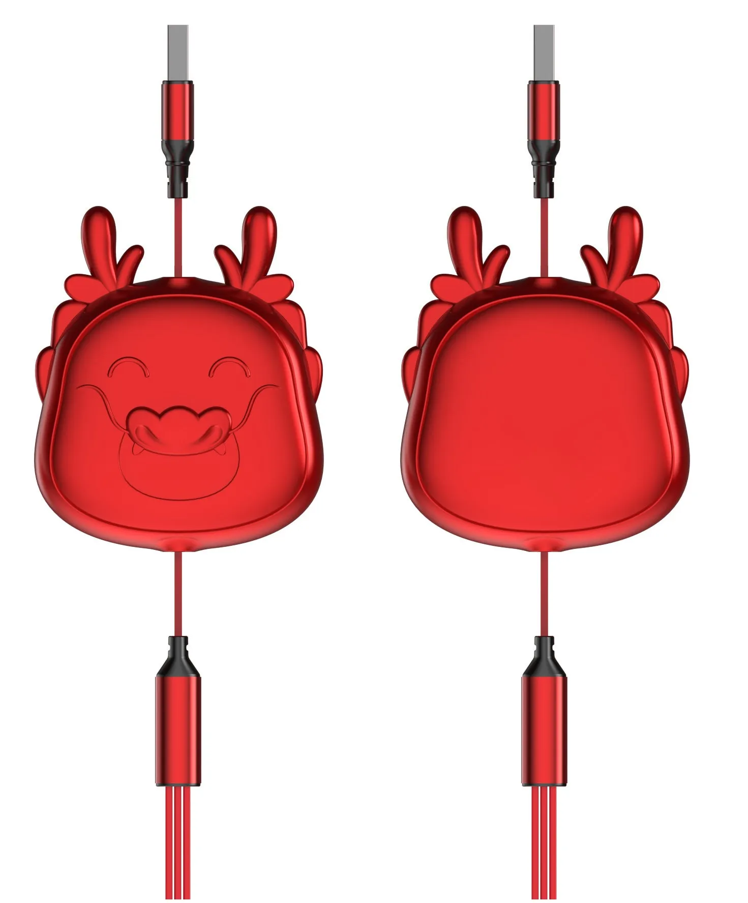 Dragon 6A Super fast telescopic one-to-three data Cable
