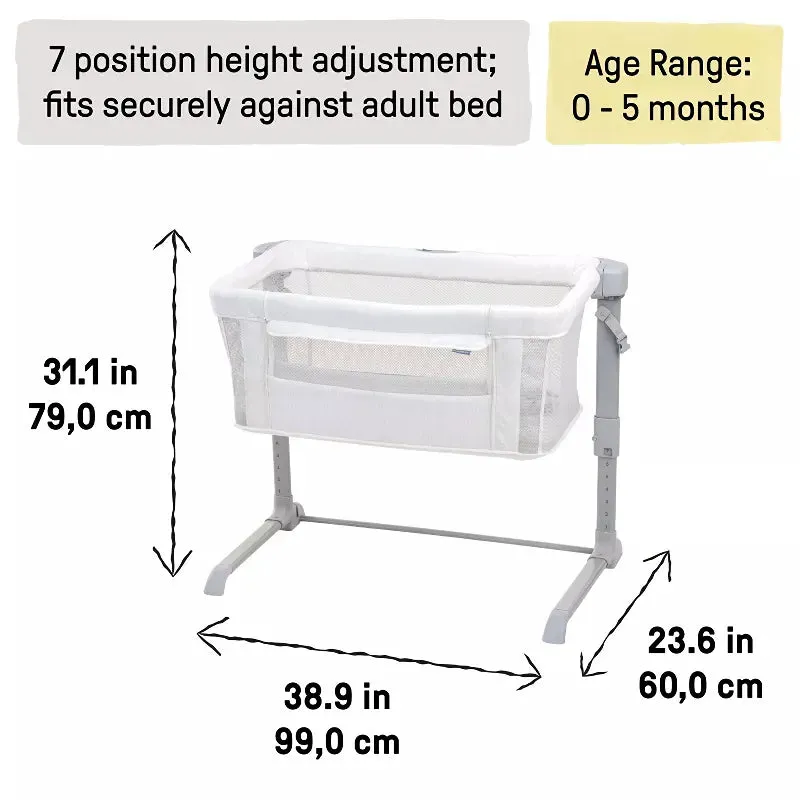 DreamSecure 2-in-1 Co-Sleeping Bassinet - 0-5 Months - Cream