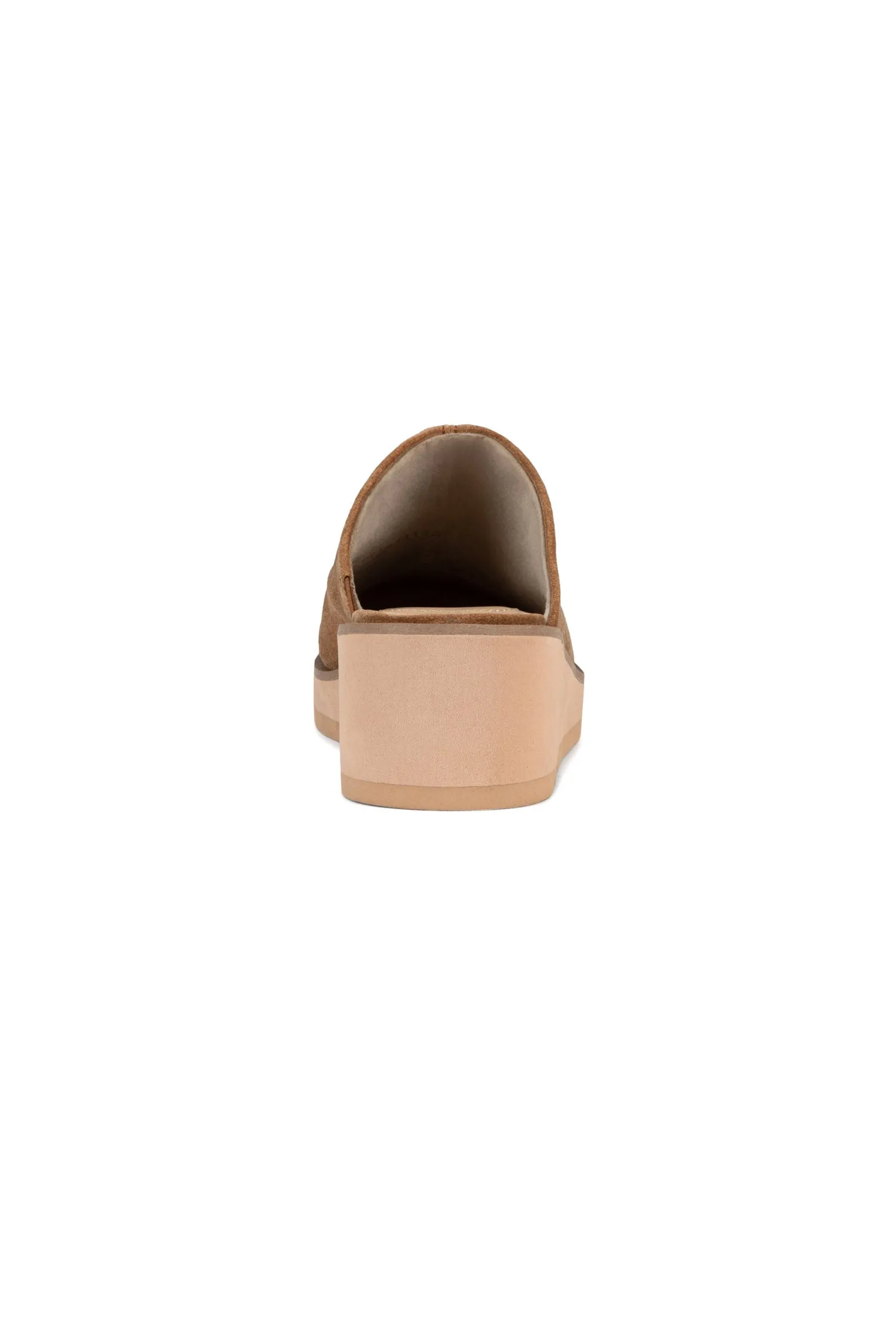 Edmond Wedge Mules - Cognac