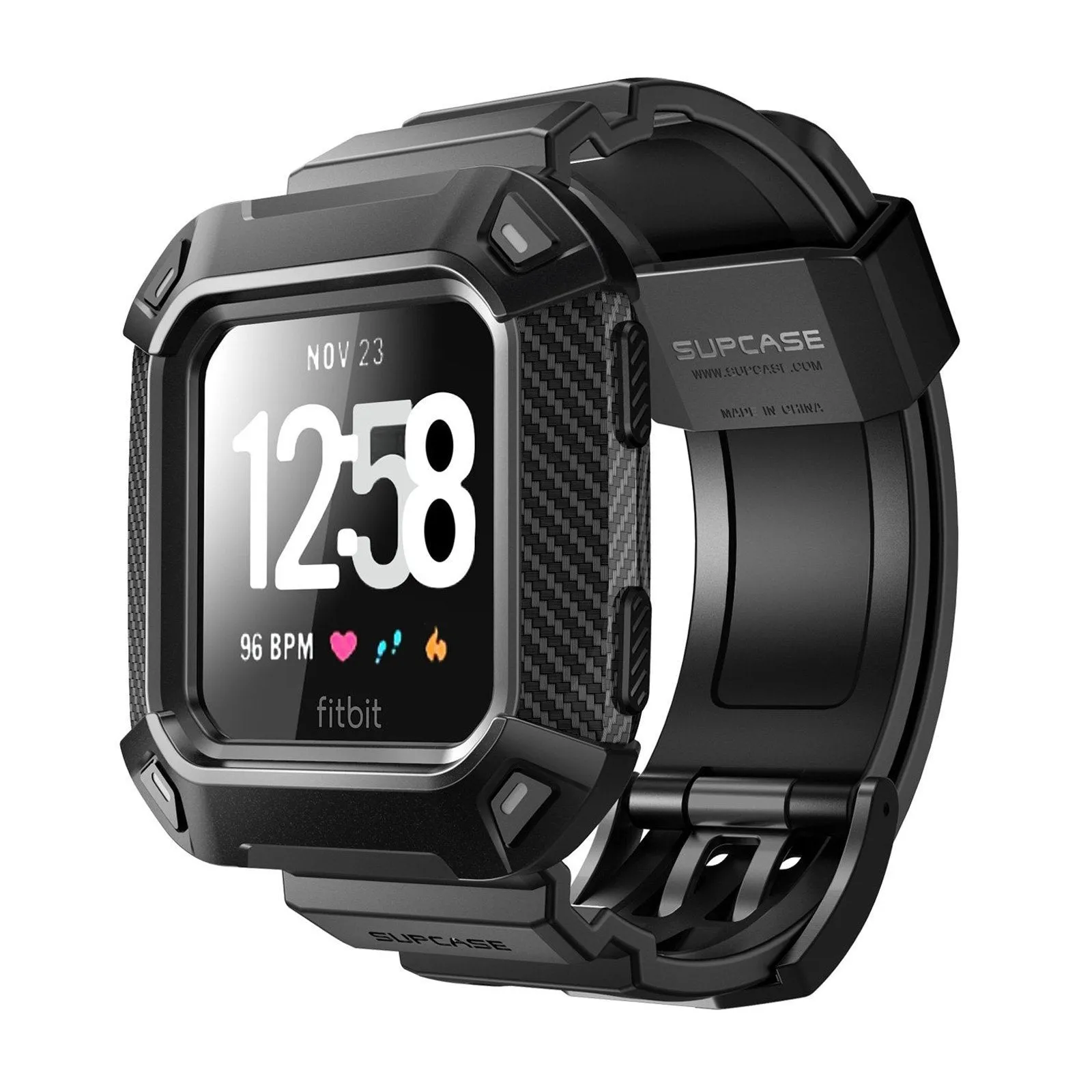 Fitbit Versa Unicorn Beetle Pro Wristband Case-Black