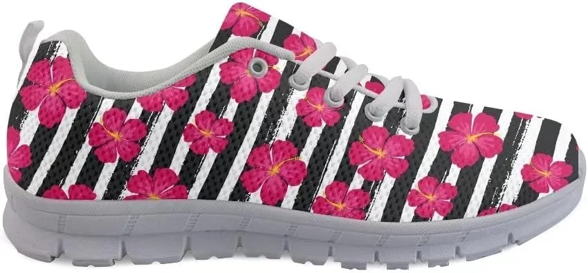 GIFTPUZZ Women's Fashion Sneakers Walking Mesh Running Sports Athletic Trainers Shoes