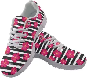 GIFTPUZZ Women's Fashion Sneakers Walking Mesh Running Sports Athletic Trainers Shoes