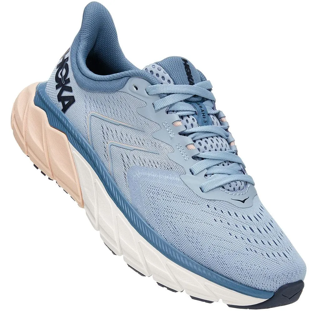 Hoka Arahi 5 Blue Fog Sneaker (Women's)
