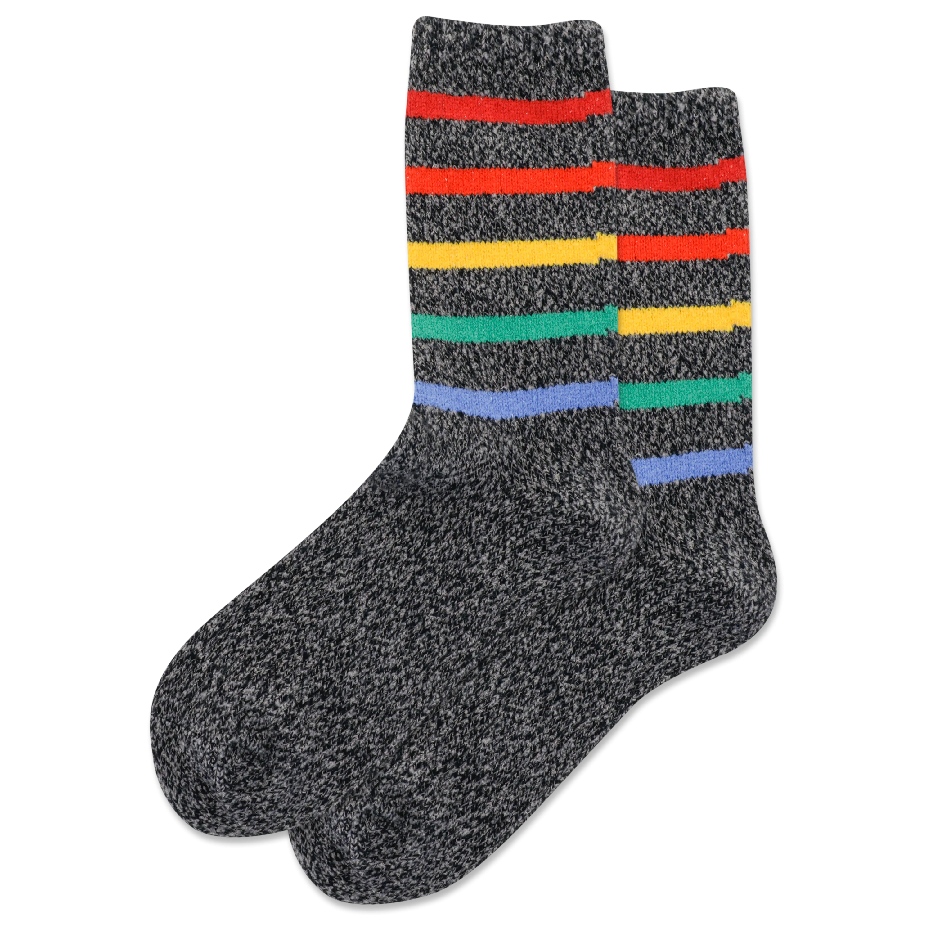 HOTSOX Women's Multi Stripe Boot Crew Socks