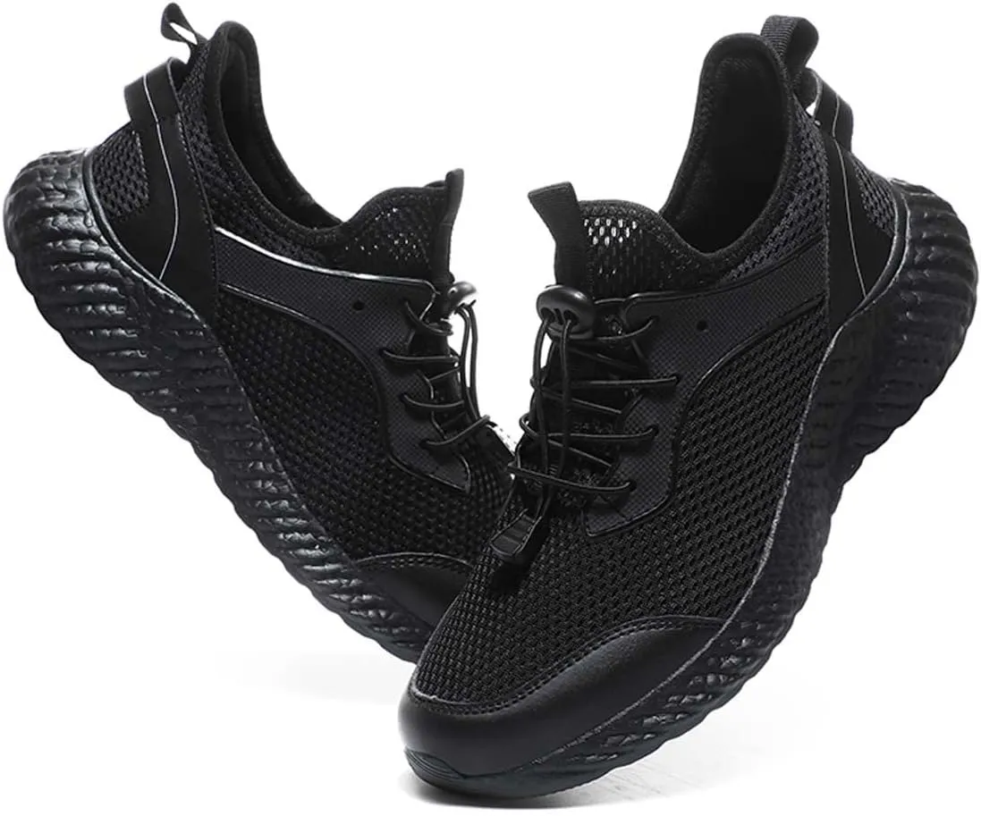 HYDLONGR Men's Lightweight Breathable Knit Quick Dry Socks Running Shoes Tennis Sneakers Sports Walking Shoes