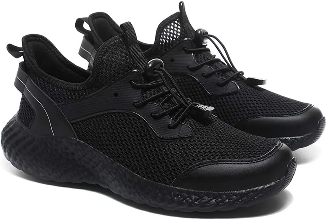 HYDLONGR Men's Lightweight Breathable Knit Quick Dry Socks Running Shoes Tennis Sneakers Sports Walking Shoes