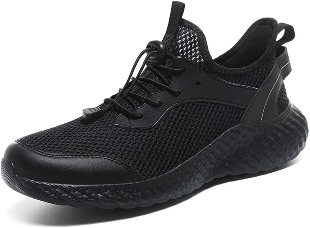 HYDLONGR Men's Lightweight Breathable Knit Quick Dry Socks Running Shoes Tennis Sneakers Sports Walking Shoes