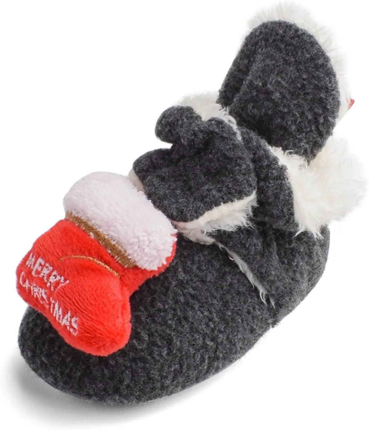 Infant Christmas Booties Soft Baby Santa Winter Warm Slippers Snow Boots Shoes Kids Shoes Fur Lined Warm Slip On Boots