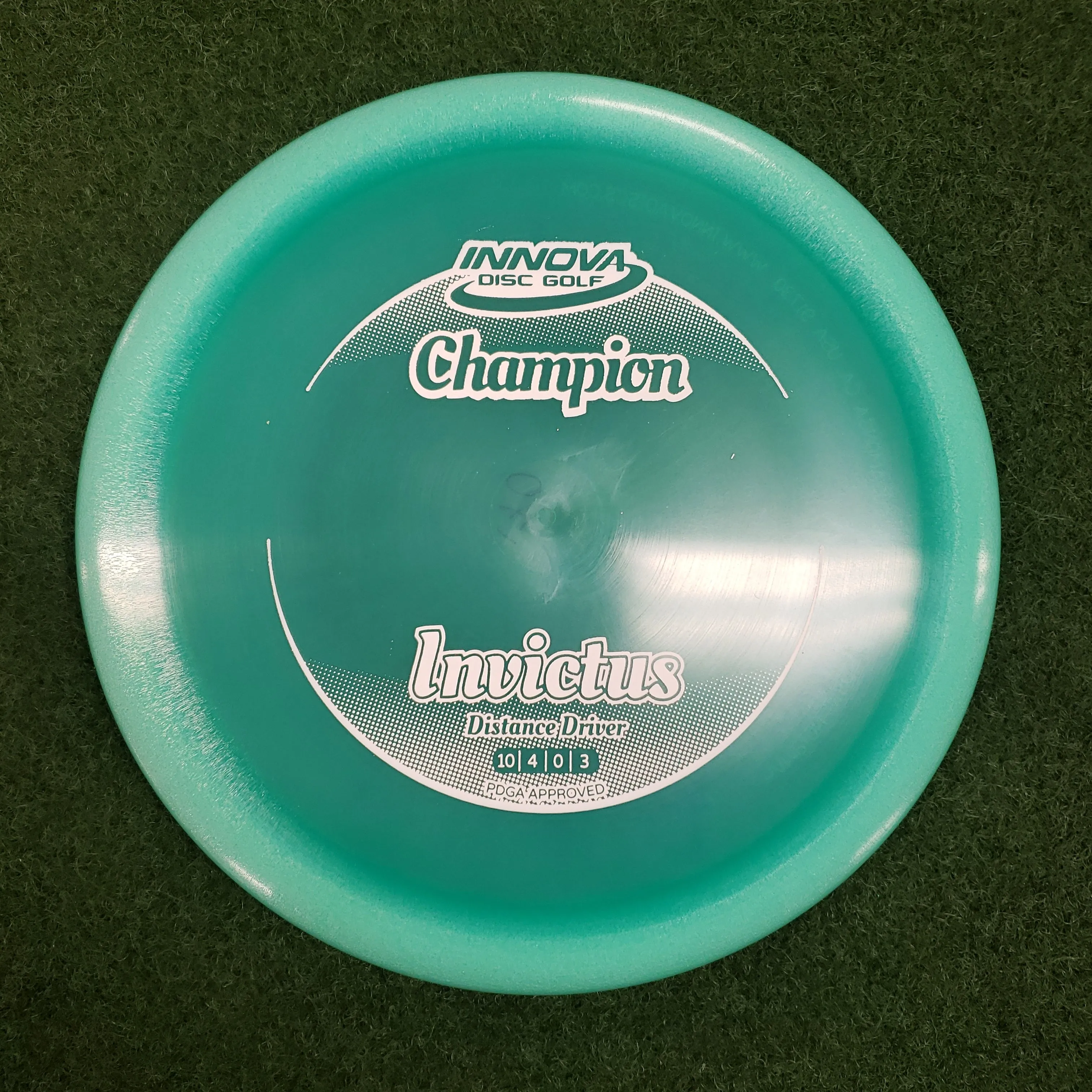 Innova Invictus Disc Golf Driver [Speed 10, Glide 4, Turn 0, Fade 3]