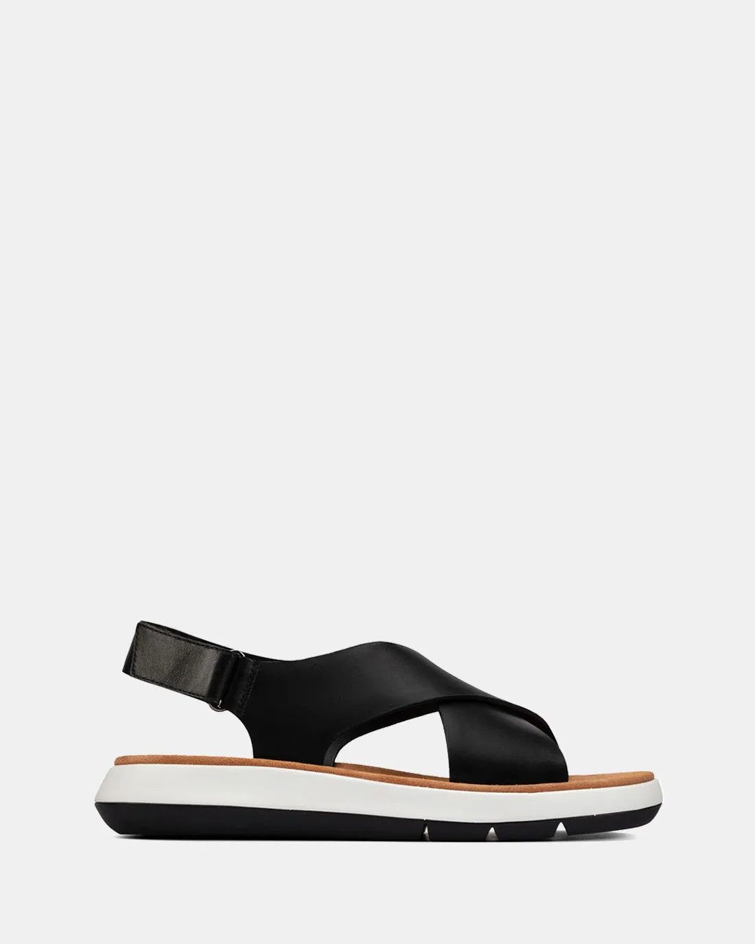 Jemsa Cross Black Leather