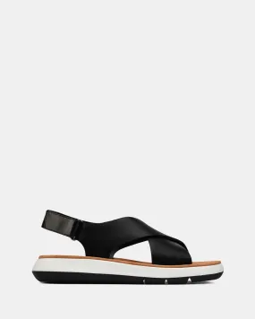 Jemsa Cross Black Leather