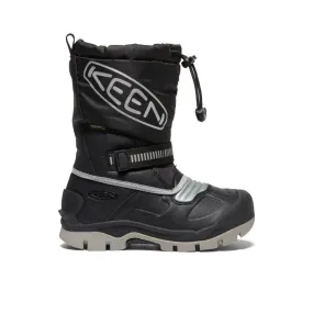 Little Kids' Snow Troll Waterproof Boot  |  Black/Silver