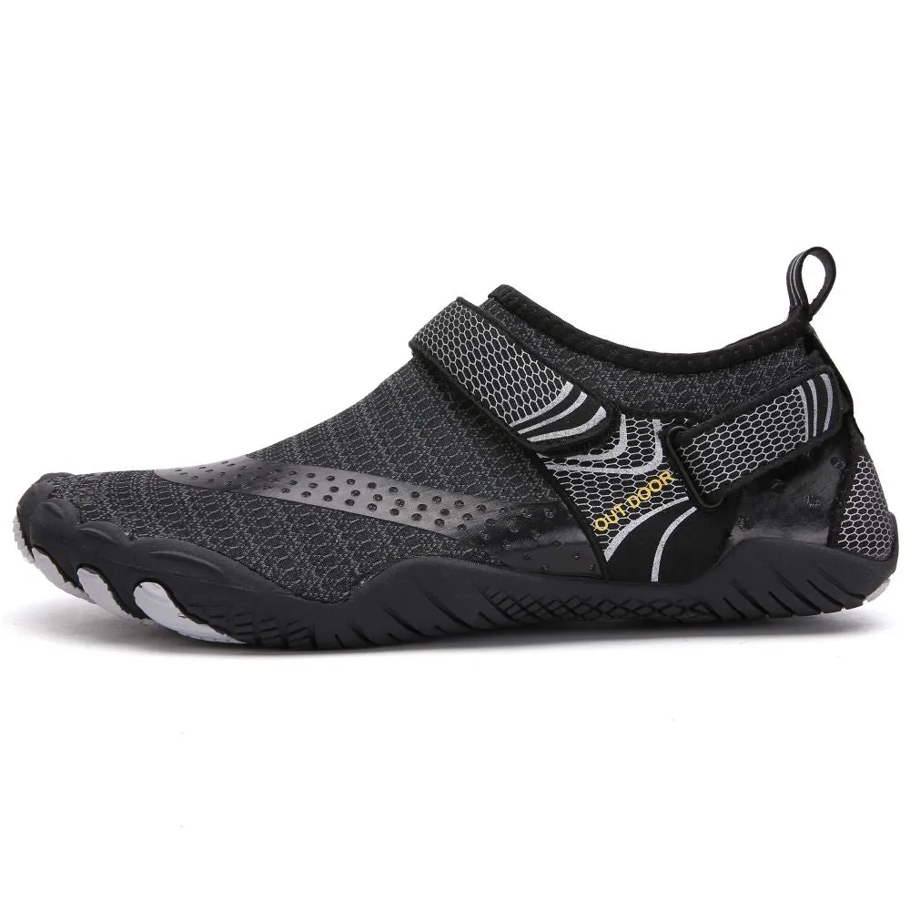 Men’s & Women’s Water Shoes Barefoot Quick Dry Aqua Sports - Black Size EU37 = US4