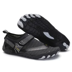 Men’s & Women’s Water Shoes Barefoot Quick Dry Aqua Sports - Black Size EU37 = US4