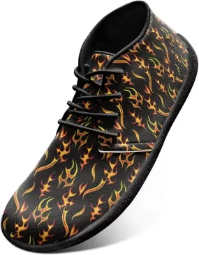 Mens PU Barefoot Shoes Lightweight Wide Walking Hiking Shoes Zero Drop Non Slip Comfort Casual Sports Sneakers US 5-14