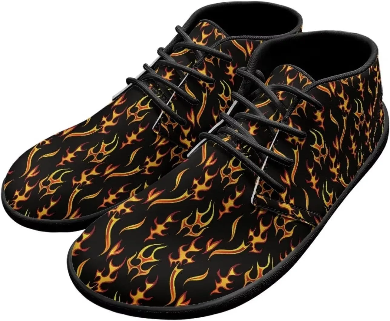 Mens PU Barefoot Shoes Lightweight Wide Walking Hiking Shoes Zero Drop Non Slip Comfort Casual Sports Sneakers US 5-14