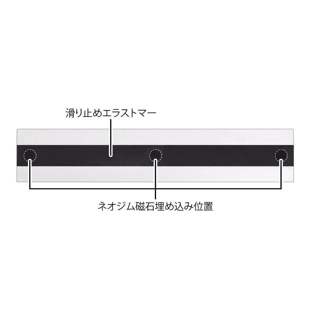 Midori Non-Slip Aluminium Ruler (15cm)