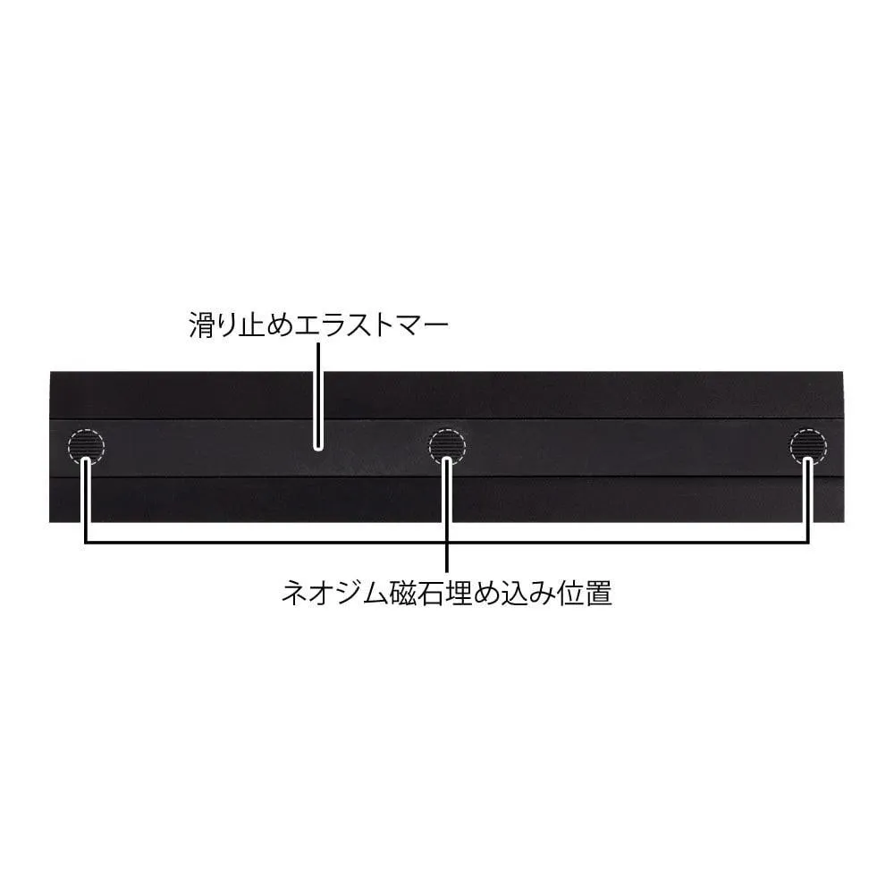 Midori Non-Slip Aluminium Ruler (15cm)