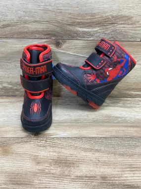 New Marvel Toddler Boys' Spider-Man Winter Snow Boots sz 8c