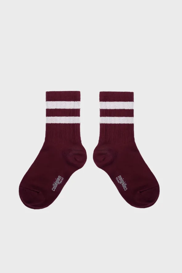 NICO Ribbed Varisty Crew Socks