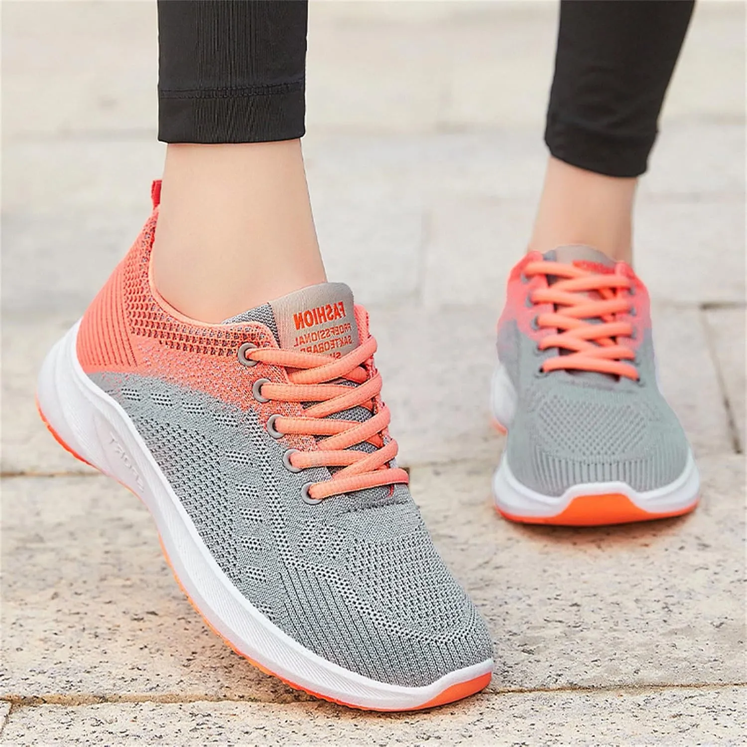 Orthopedic Shoes for Women Walking Shoes Women's Energycloud Lightweight Slip On Walking Running Shoes