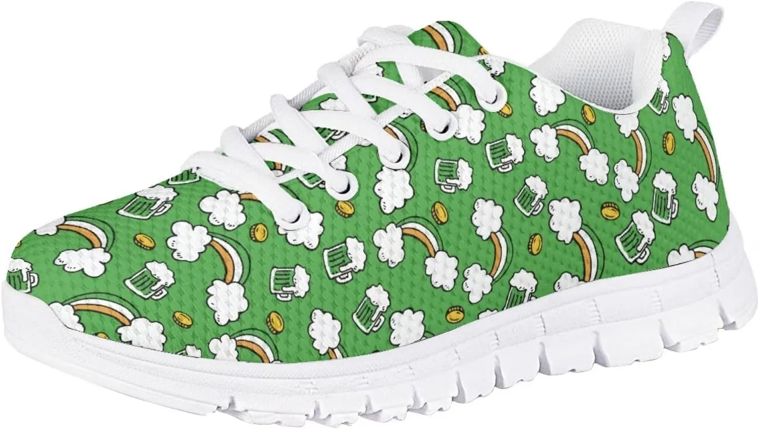 SYtrade Boys Girls Shoes Running/Walking Sports Sneakers White Sole