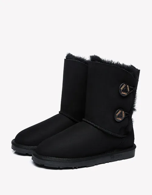 Twin Button in Black