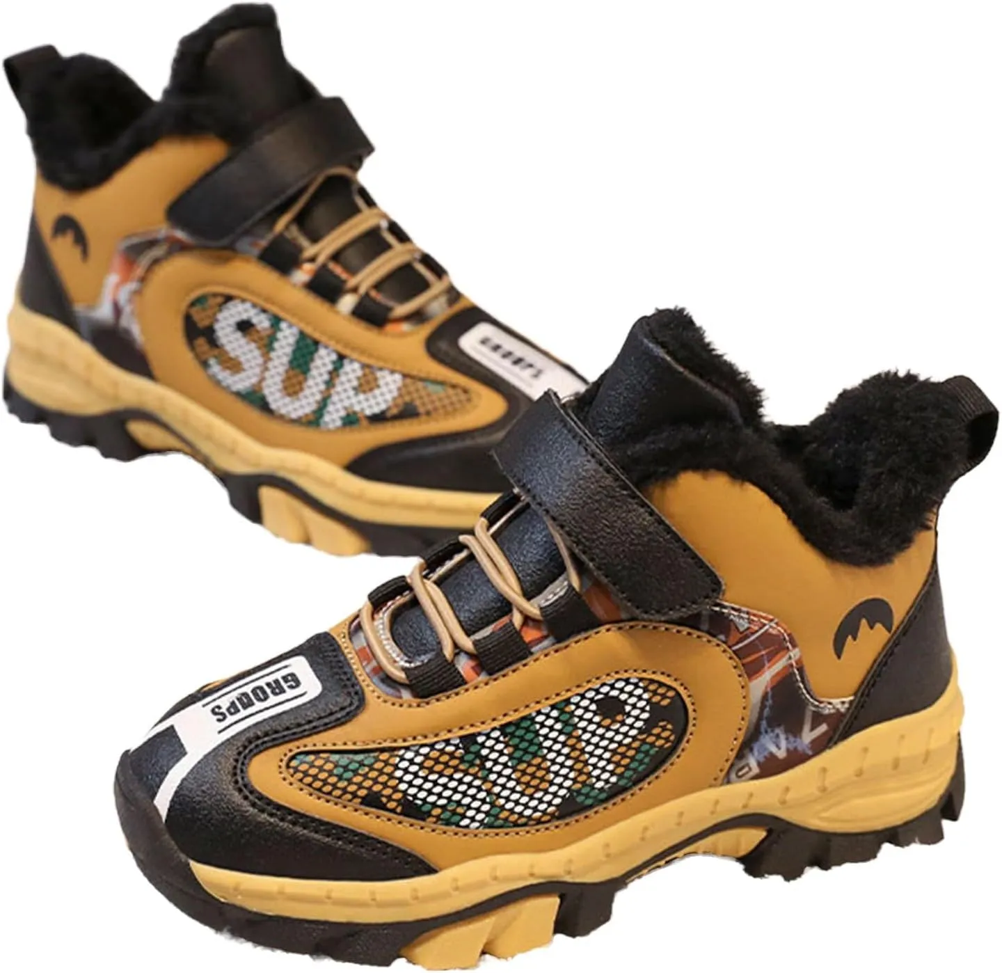 Wide Toe Box Warm Snow Boots Winter Warm Lined Non Slip Lightweight Boots Running Shoes Cold Weather Boots Men