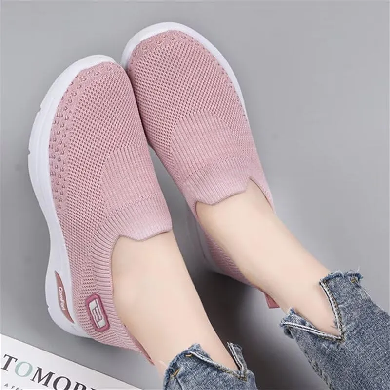 Women's Fashion Slip On Casual Walking Shoes for Sport Trekking Street